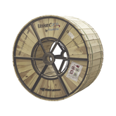 Carrete de 4 km de Fibra Óptica Aérea (ADSS) G.652D, Monomodo de 24 Hilos, Exterior, Span 200, Loose Tube